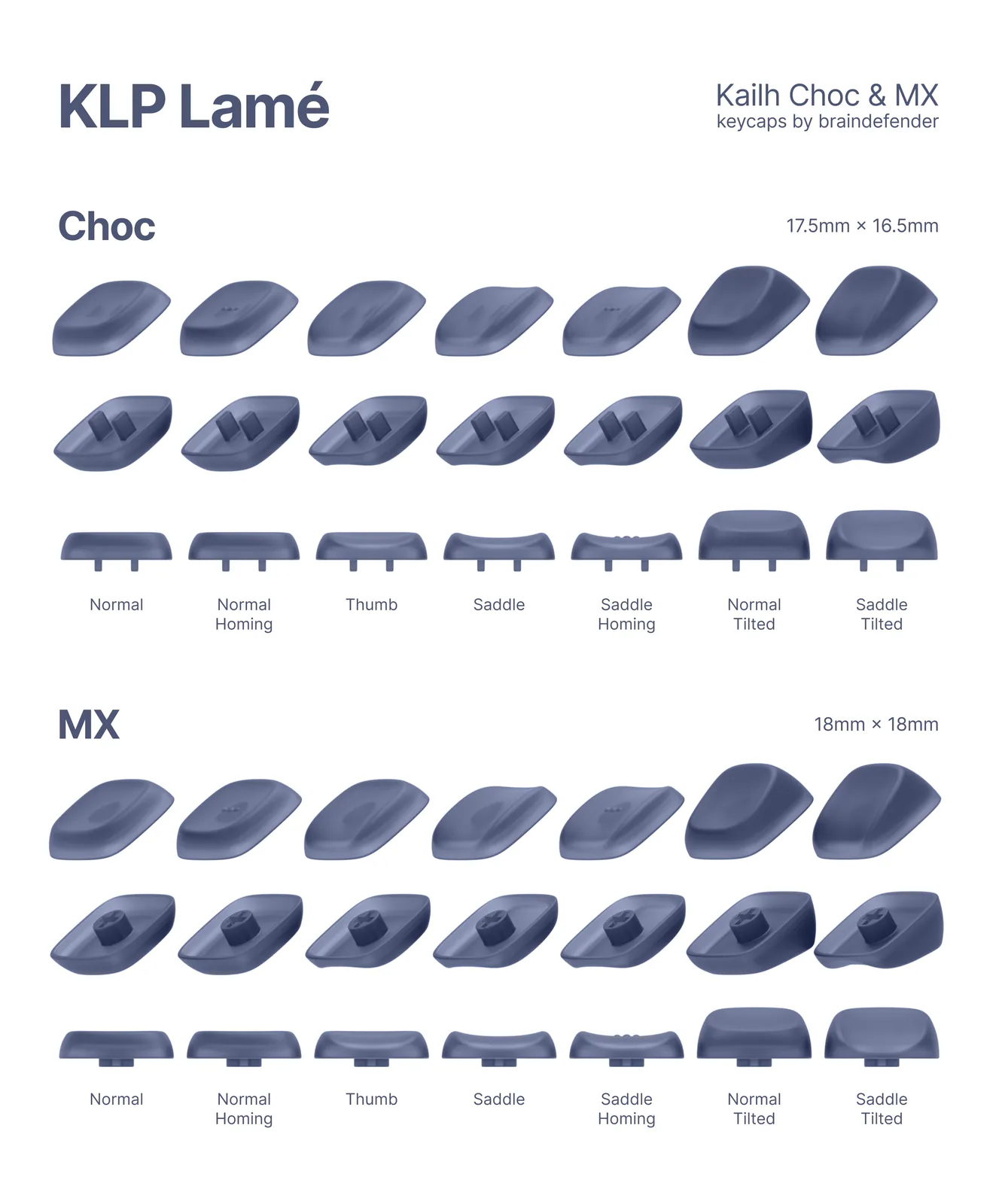 KLP Lamé — Kailh Choc & MX Keycaps - KLP_Lame_Preview_All_New